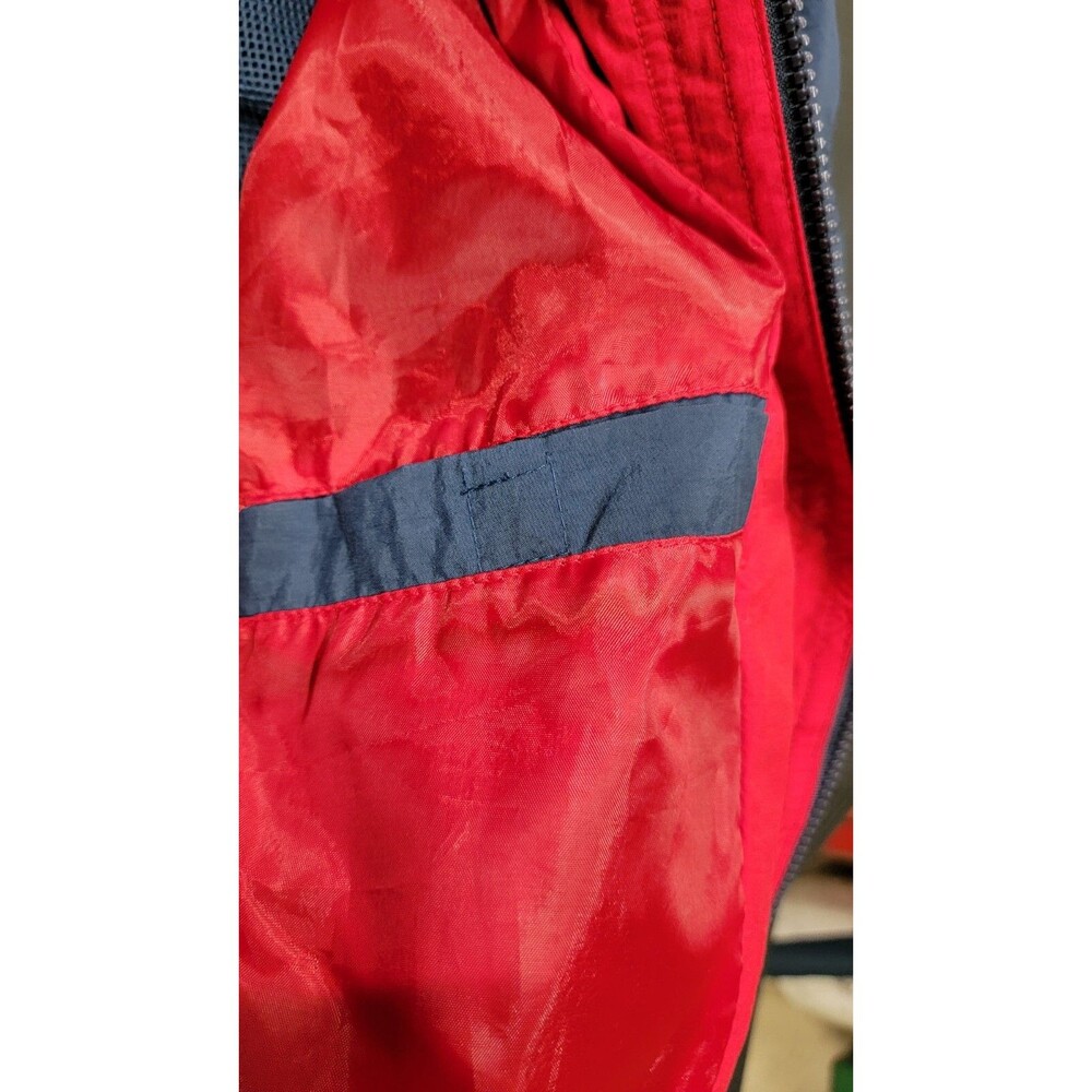 Vintage QUANTUM The Choice of Serious Fisherman Blue Fishing Jacket Sz L Taiwan - Picture 10 of 16